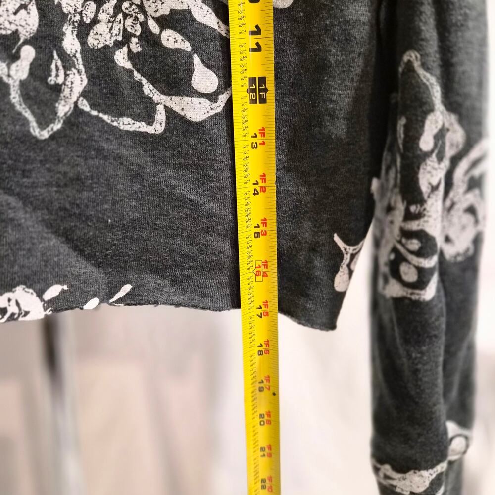 RVCA x Sage Vaughn ANP Floral‎ Graphic Cropped Hoodie - Size XS - Picture 4 of 7